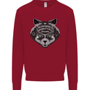 Ouija Board Cat Dark Black Magic Voodoo Kids Sweatshirt Jumper Red
