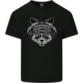 Ouija Board Cat Dark Black Magic Voodoo Kids T-Shirt Childrens Black