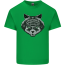 Ouija Board Cat Dark Black Magic Voodoo Kids T-Shirt Childrens Irish Green