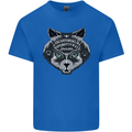 Ouija Board Cat Dark Black Magic Voodoo Kids T-Shirt Childrens Royal Blue