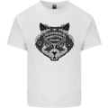 Ouija Board Cat Dark Black Magic Voodoo Kids T-Shirt Childrens White