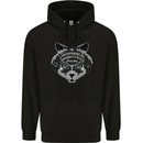 Ouija Board Cat Dark Black Magic Voodoo Mens 80% Cotton Hoodie Black
