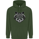 Ouija Board Cat Dark Black Magic Voodoo Mens 80% Cotton Hoodie Forest Green