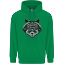 Ouija Board Cat Dark Black Magic Voodoo Mens 80% Cotton Hoodie Irish Green