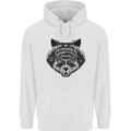 Ouija Board Cat Dark Black Magic Voodoo Mens 80% Cotton Hoodie White