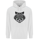 Ouija Board Cat Dark Black Magic Voodoo Mens 80% Cotton Hoodie White
