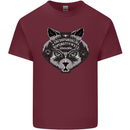 Ouija Board Cat Dark Black Magic Voodoo Mens Cotton T-Shirt Tee Top Maroon