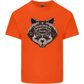 Ouija Board Cat Dark Black Magic Voodoo Mens Cotton T-Shirt Tee Top Orange