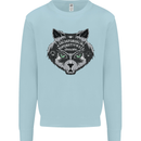 Ouija Board Cat Dark Black Magic Voodoo Mens Sweatshirt Jumper Light Blue