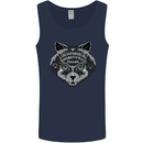 Ouija Board Cat Dark Black Magic Voodoo Mens Vest Tank Top Navy Blue