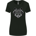 Ouija Board Cat Dark Black Magic Voodoo Womens Wider Cut T-Shirt Black