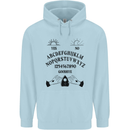 Ouija Board Dark Black Magic Voodoo Childrens Kids Hoodie Light Blue