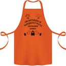 Ouija Board Dark Black Magic Voodoo Cotton Apron 100% Organic Orange