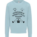 Ouija Board Dark Black Magic Voodoo Kids Sweatshirt Jumper Light Blue