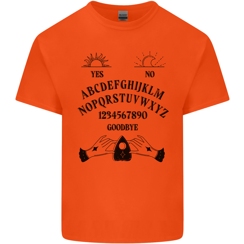 Ouija Board Dark Black Magic Voodoo Kids T-Shirt Childrens Orange