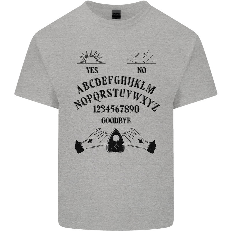 Ouija Board Dark Black Magic Voodoo Kids T-Shirt Childrens Sports Grey