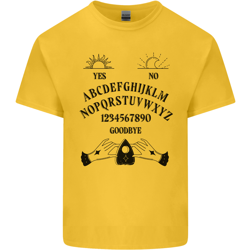 Ouija Board Dark Black Magic Voodoo Kids T-Shirt Childrens Yellow