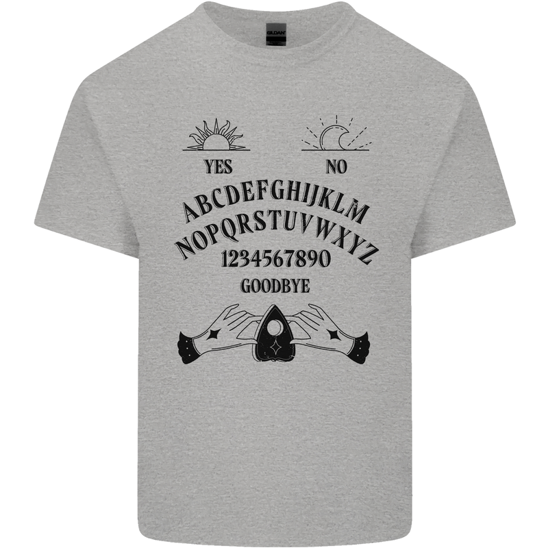 Ouija Board Dark Black Magic Voodoo Mens Cotton T-Shirt Tee Top Sports Grey