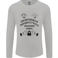 Ouija Board Dark Black Magic Voodoo Mens Long Sleeve T-Shirt Sports Grey