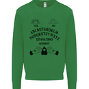 Ouija Board Dark Black Magic Voodoo Mens Sweatshirt Jumper Irish Green