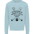 Ouija Board Dark Black Magic Voodoo Mens Sweatshirt Jumper Light Blue