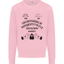 Ouija Board Dark Black Magic Voodoo Mens Sweatshirt Jumper Light Pink