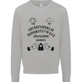 Ouija Board Dark Black Magic Voodoo Mens Sweatshirt Jumper Sports Grey