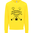 Ouija Board Dark Black Magic Voodoo Mens Sweatshirt Jumper Yellow