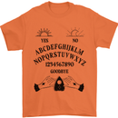 Ouija Board Dark Black Magic Voodoo Mens T-Shirt 100% Cotton Orange