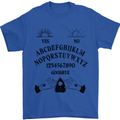 Ouija Board Dark Black Magic Voodoo Mens T-Shirt 100% Cotton Royal Blue