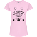 Ouija Board Dark Black Magic Voodoo Womens Petite Cut T-Shirt Light Pink