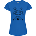 Ouija Board Dark Black Magic Voodoo Womens Petite Cut T-Shirt Royal Blue