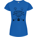 Ouija Board Dark Black Magic Voodoo Womens Petite Cut T-Shirt Royal Blue