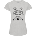 Ouija Board Dark Black Magic Voodoo Womens Petite Cut T-Shirt Sports Grey