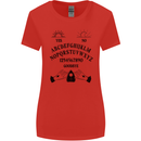 Ouija Board Dark Black Magic Voodoo Womens Wider Cut T-Shirt Red