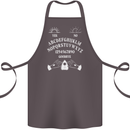 Ouija Board Voodoo Dark Black Magic Cotton Apron 100% Organic Dark Grey