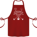 Ouija Board Voodoo Dark Black Magic Cotton Apron 100% Organic Maroon