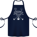 Ouija Board Voodoo Dark Black Magic Cotton Apron 100% Organic Navy Blue