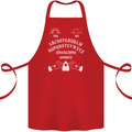 Ouija Board Voodoo Dark Black Magic Cotton Apron 100% Organic Red