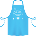 Ouija Board Voodoo Dark Black Magic Cotton Apron 100% Organic Turquoise