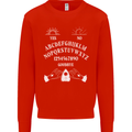 Ouija Board Voodoo Dark Black Magic Kids Sweatshirt Jumper Bright Red