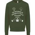 Ouija Board Voodoo Dark Black Magic Kids Sweatshirt Jumper Forest Green