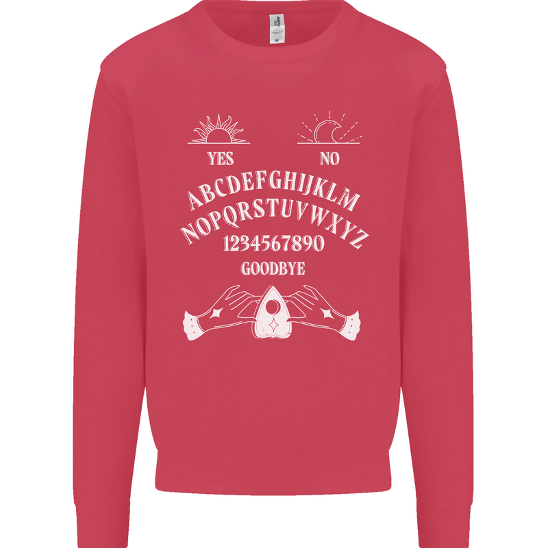 Ouija Board Voodoo Dark Black Magic Kids Sweatshirt Jumper Heliconia