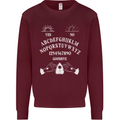 Ouija Board Voodoo Dark Black Magic Kids Sweatshirt Jumper Maroon
