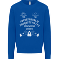 Ouija Board Voodoo Dark Black Magic Kids Sweatshirt Jumper Royal Blue