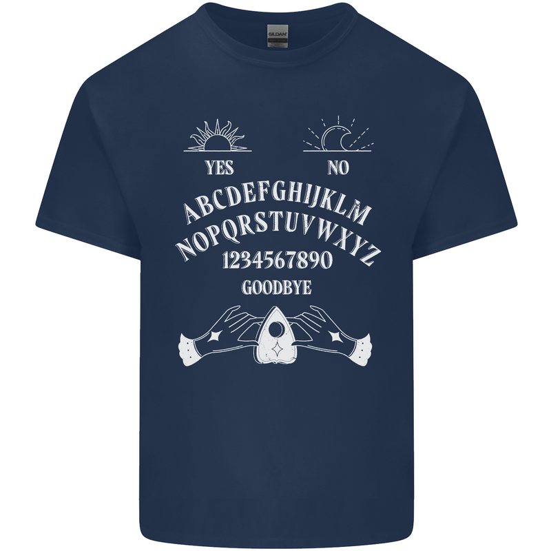 Ouija Board Voodoo Dark Black Magic Kids T-Shirt Childrens Navy Blue