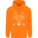 Ouija Board Voodoo Dark Black Magic Mens 80% Cotton Hoodie Orange