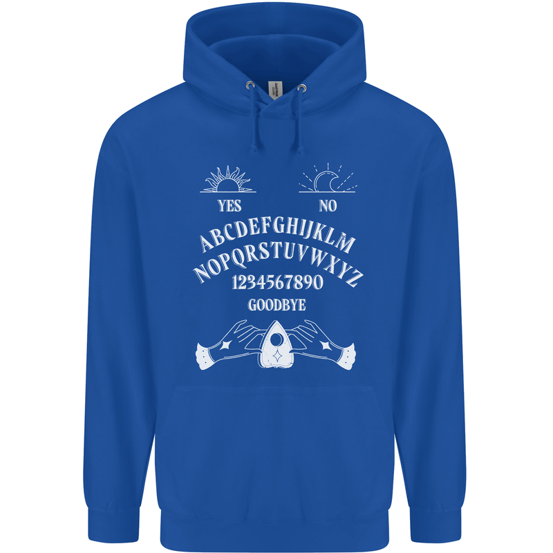 Ouija Board Voodoo Dark Black Magic Mens 80% Cotton Hoodie Royal Blue