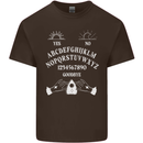 Ouija Board Voodoo Dark Black Magic Mens Cotton T-Shirt Tee Top Dark Chocolate