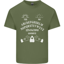 Ouija Board Voodoo Dark Black Magic Mens Cotton T-Shirt Tee Top Military Green